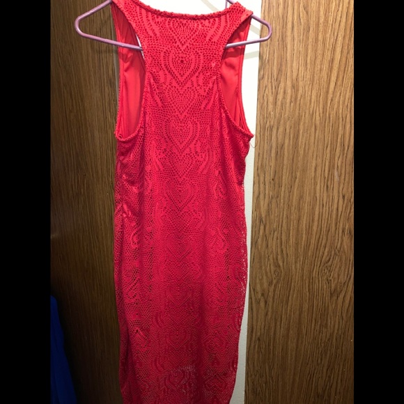 Red Racerback Dress - Picture 3 of 3